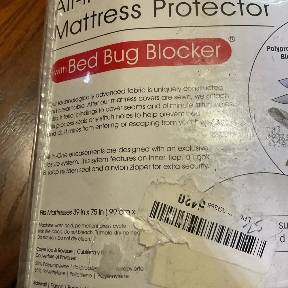 All-in-one twin xl Mattress protector water resistant, Allergy blocker